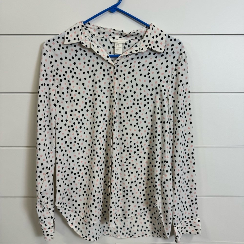 Polka Dot Women's Top